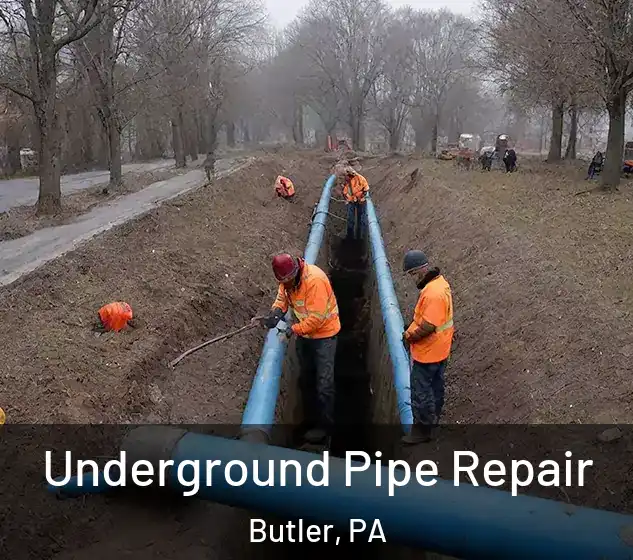  Underground Pipe Repair Butler, PA